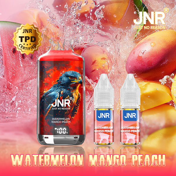 JNR Falcon-X+ 28000 Puffs Watermelon Mango Peach 5pcs