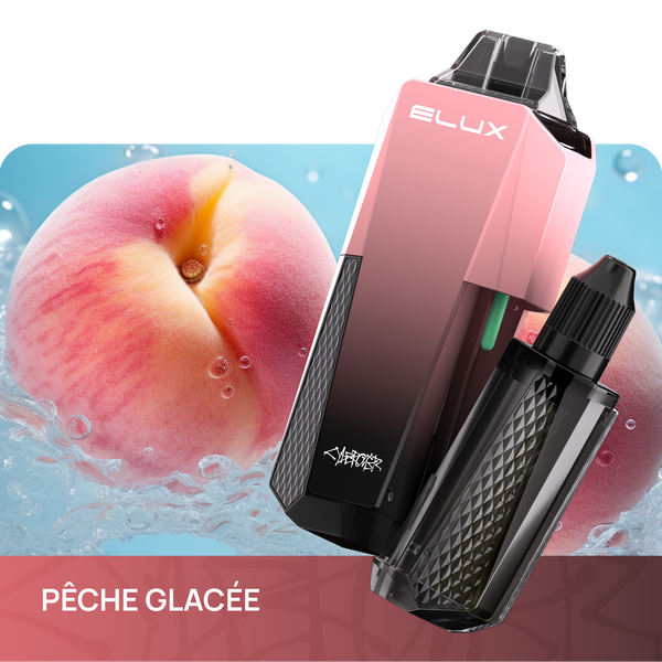 Elux Cyberover 16000 puffs Pêche glacée 10pcs