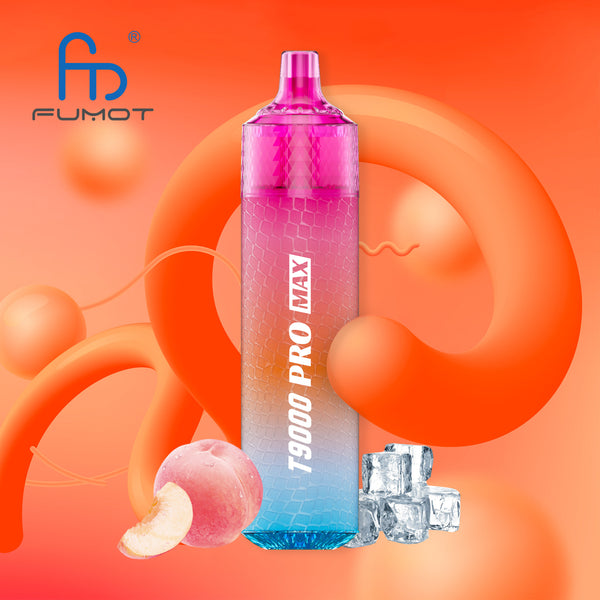 Fumot Tornado 9000 Pro Max Summer Peach Ice 2% Sels de Nicotine 5pcs