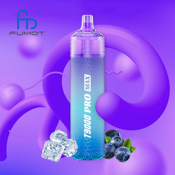 Fumot Tornado 9000 Pro Max Blue Razz Ice 2% Sels de Nicotine 5pcs