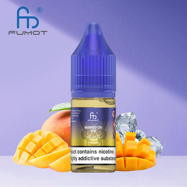 RANDM Fumot Tornado Sels de Nicotine 2% Mango On Ice 10pcs