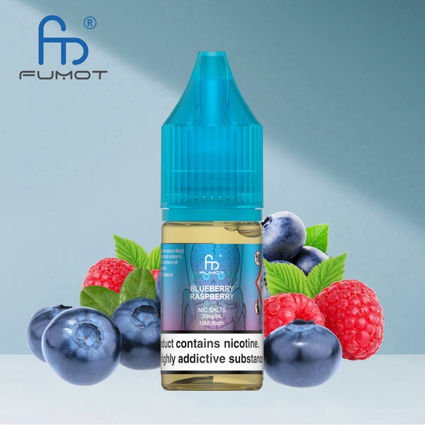 RANDM Fumot Tornado Sels de Nicotine 2% Blueberry Raspberry 10pcs