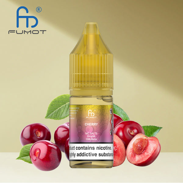 RANDM Fumot Tornado Sels de Nicotine 2% Cherry 10pcs