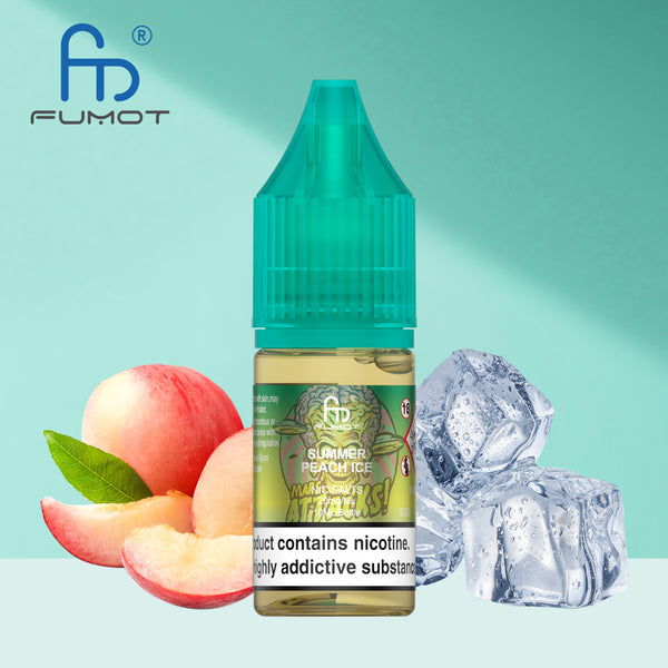 RANDM Fumot Tornado Sels de Nicotine 2% Summer Peach Ice 10pcs