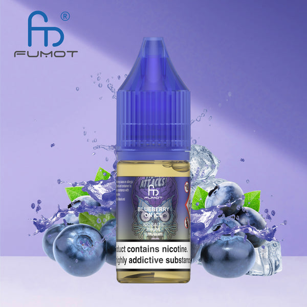 RANDM Fumot Tornado Sels de Nicotine 2% Blueberry On Ice 10pcs