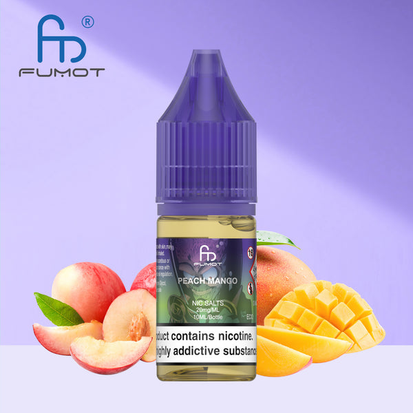 RANDM Fumot Tornado Sels de Nicotine 2% Peach Berry 10pcs