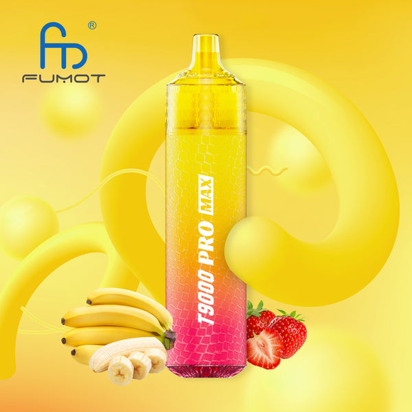 Fumot Tornado 9000 Pro Max Strawberry Banana 2% Sels de Nicotine 5pcs