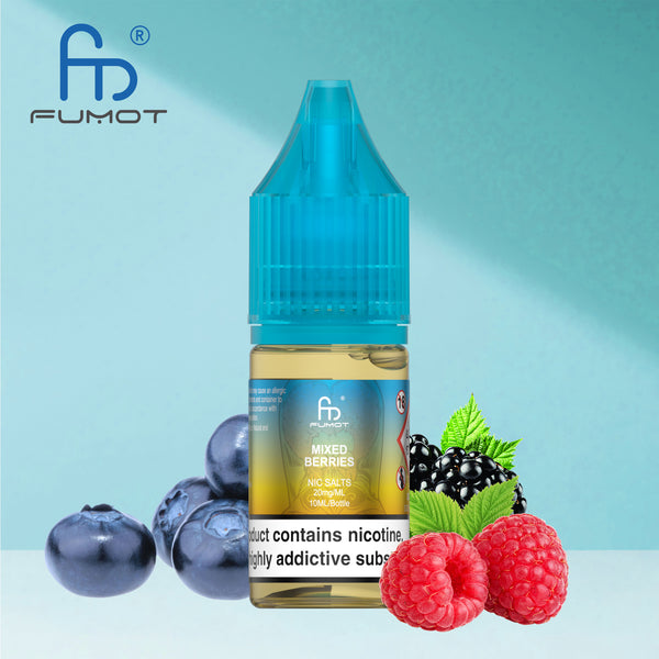 RANDM Fumot Tornado Sels de Nicotine 2% Mixed Berries 10pcs