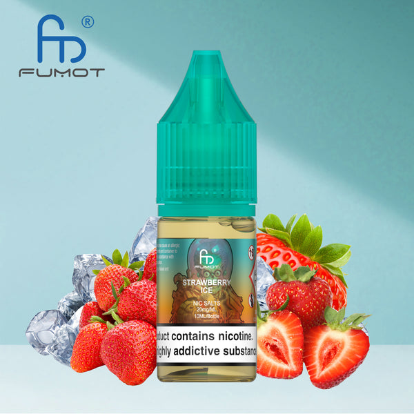 RANDM Fumot Tornado Sels de Nicotine 2% Strawberry Ice 10pcs