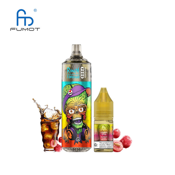 Fumot Tornado 9000 Rechargeable 2% Nicotine Cherry Cola 5pcs