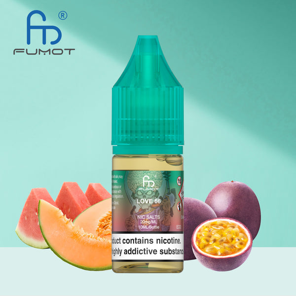 RANDM Fumot Tornado Sels de Nicotine 2% Love 66 10pcs