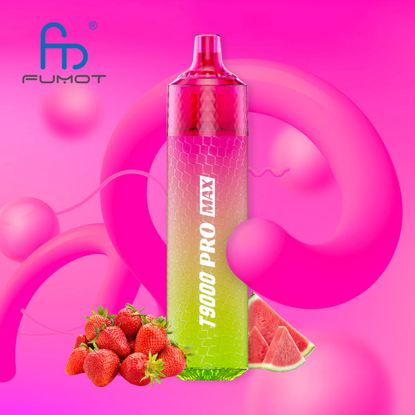 Fumot Tornado 9000 Pro Max Strawberry Watermelon 2% Sels de Nicotine 5pcs