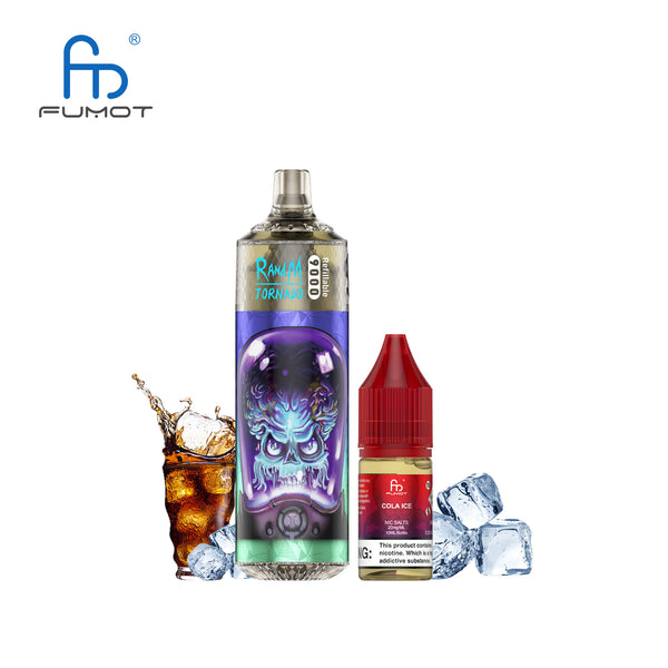Fumot Tornado 9000 Rechargeable 2% Nicotine Cola Ice 5pcs