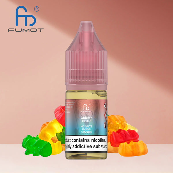 RANDM Fumot Tornado Sels de Nicotine 2% Gummy Bear 10pcs