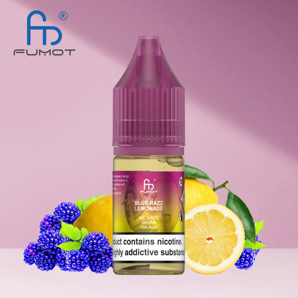 RANDM Fumot Tornado Sels de Nicotine 2% Blue Razz Lemonade 10pcs