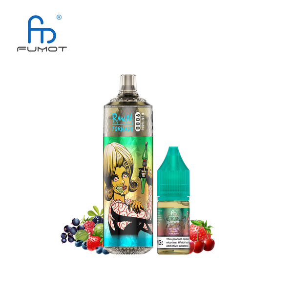 Fumot Tornado 9000 Rechargeable 2% Nicotine Love 66 5pcs