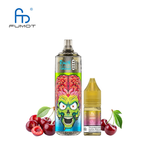 Fumot Tornado 9000 Rechargeable 2% Nicotine Cherry 5pcs