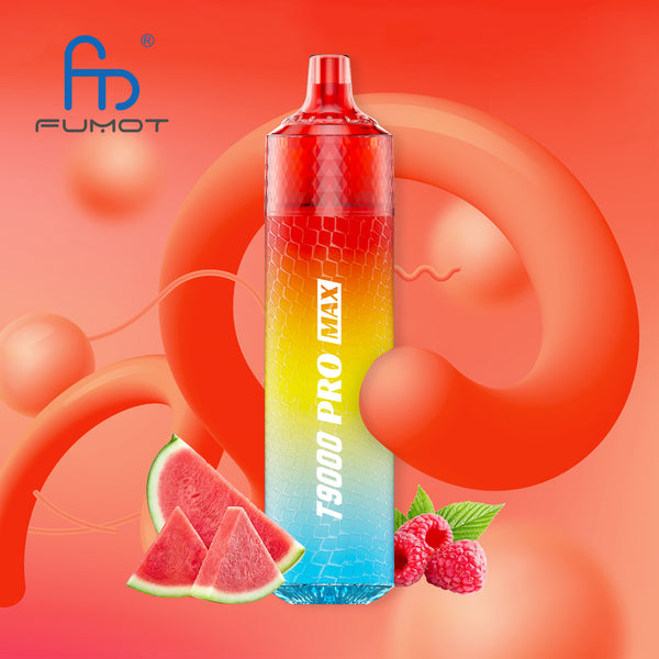 Fumot Tornado 9000 Pro Max Raspberry watermelon 2% Sels de Nicotine 5pcs