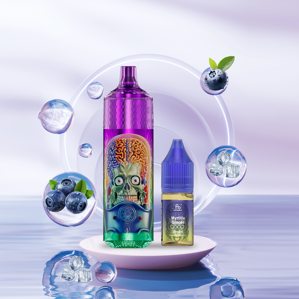 RANDM Fumot Tornado 9000 Pod 2% Sels de Nicotine Blueberry On Ice 5pcs