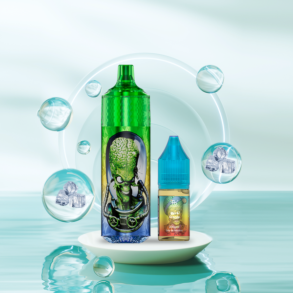 RANDM Fumot Tornado 9000 Pod 2% Sels de Nicotine Black ice 5pcs