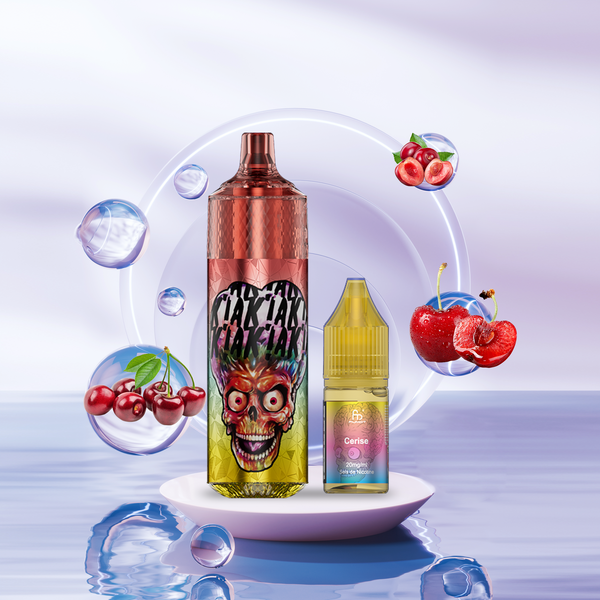 RANDM Fumot Tornado 9000 Pod 2% Sels de Nicotine Cherry 5pcs