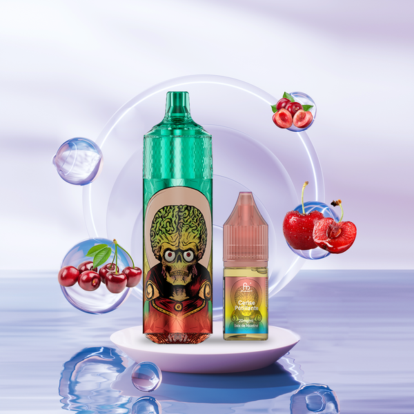 RANDM Fumot Tornado 9000 Pod 2% Sels de Nicotine Fizzy Cherry 5pcs