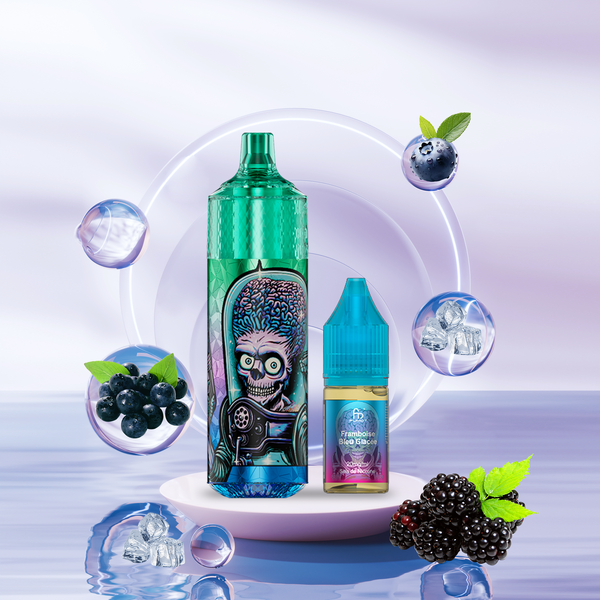 RANDM Fumot Tornado 9000 Pod 2% Sels de Nicotine Blue Razz Ice 5pcs