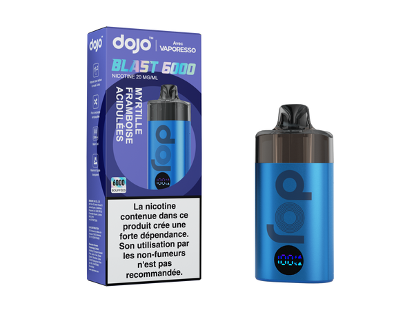 Vaporesso Dojo Blast 6000 puffs Kit Blueberry Sour Raspberry 5pcs