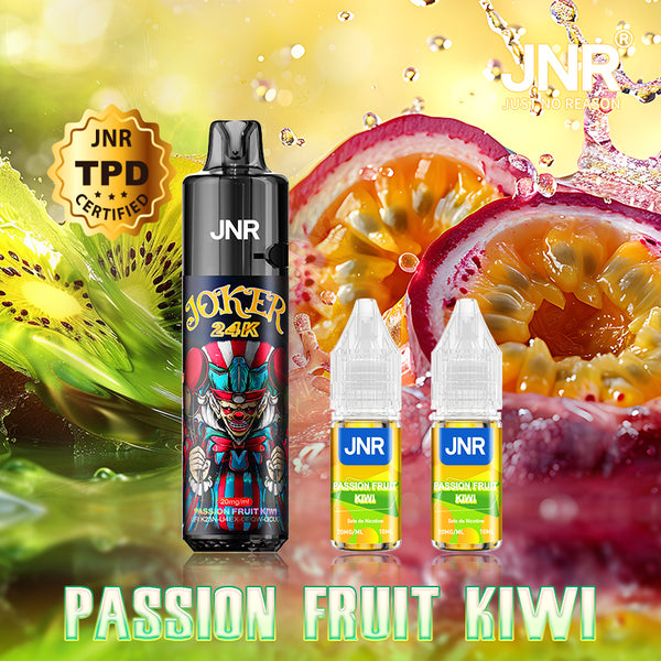 JNR Joker 24000 Puffs Passion Fruit Kiwi 5pcs