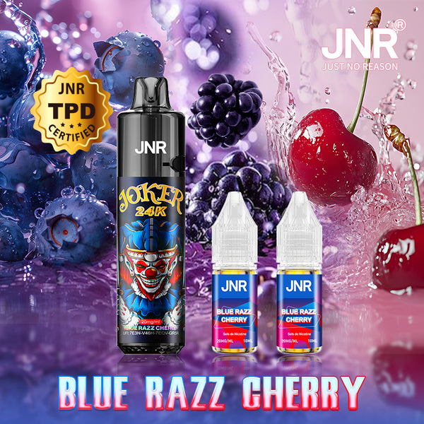 JNR Joker 24000 Puffs Blue Razz Cherry 5pcs