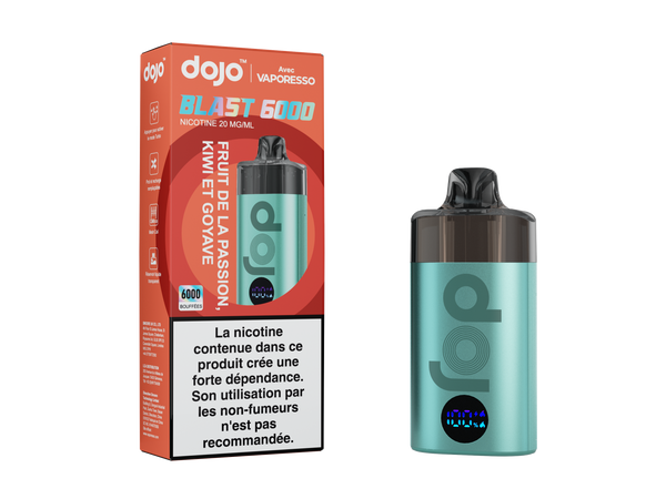 Vaporesso Dojo Blast 6000 puffs Kit Kiwi Passion Fruit Guava 5pcs