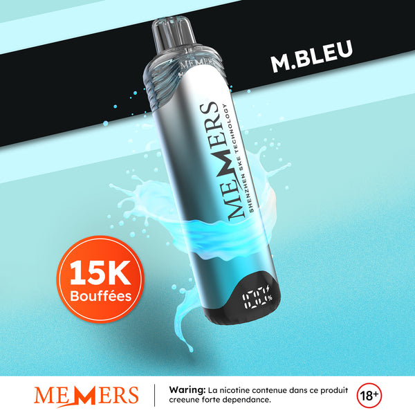 Memers Wukong 15000 Puffs 2% Sels de Nicotine Mr Blue 5pcs