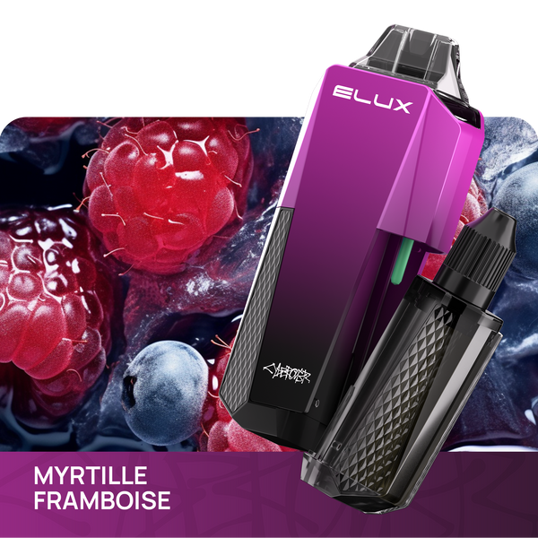 Elux Cyberover 16000 puffs Myrtille Framboise 10pcs