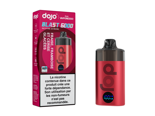 Vaporesso Dojo Blast 6000 puffs Kit Strawberry Raspberry Ice 5pcs