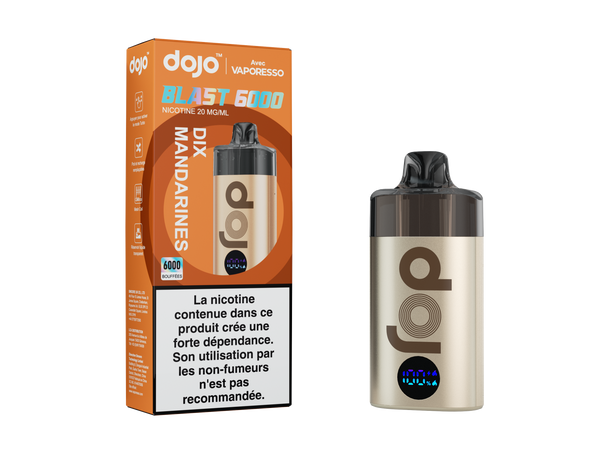 Vaporesso Dojo Blast 6000 puffs Kit Ten Tangerines 5pcs